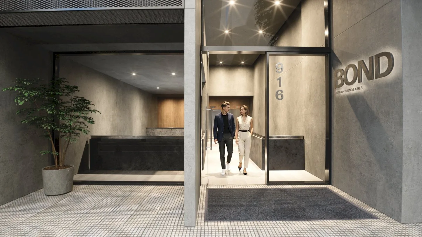 Recepción & lobby — BOND Retiro