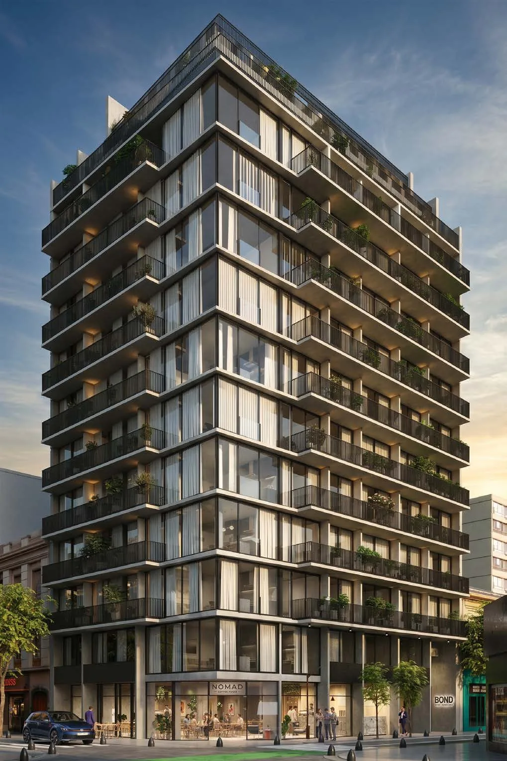 Torre de BOND en Suipacha 916, Retiro